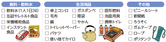 非常備蓄品の画像