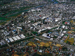 厚木市市街地の画像