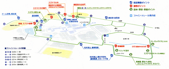 農大オホーツクファイントレールの地図です