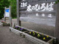 こまば木のひろばの看板