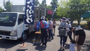かまぼこ天ぷら販売の画像