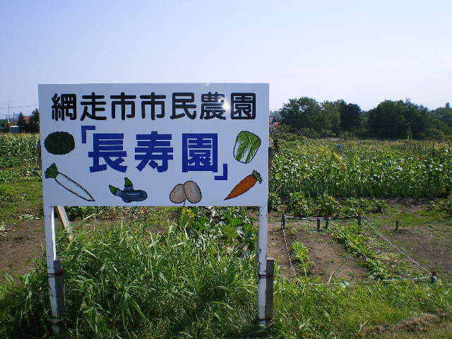 市民農園長寿園風景