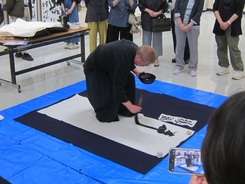 7月16日の解説会と揮毫会（きごうかい）の様子の画像2
