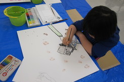『子ども美術展』　ワークショップの画像3
