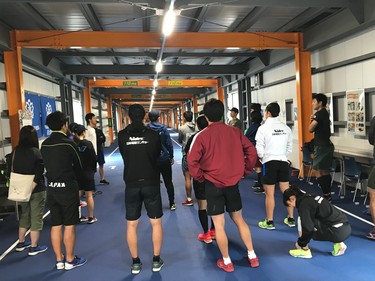 日本体育大学附属高等支援学校屋内走路（(NARS)練習の画像