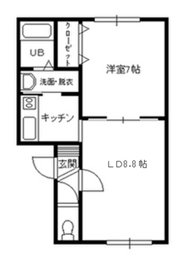 間取り図（リバティ水芭蕉）