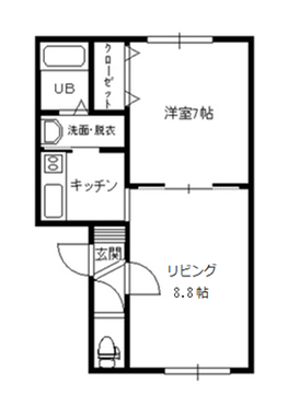 間取り図（リバティ呼人）1