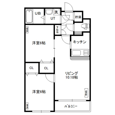 間取り図（ピア18）
