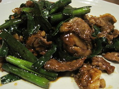 牛肉と行者菜炒めの画像