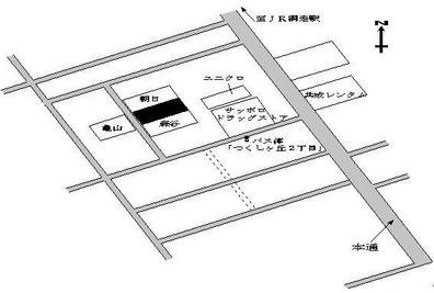 地価調査地点位置図の画像