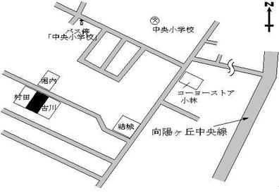 地価調査地点位置図の画像