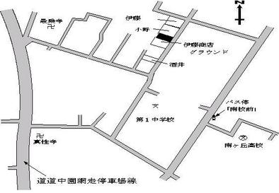 地価調査地点位置図の画像
