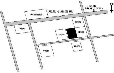 地価調査地点位置図の画像