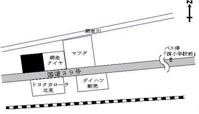 地価調査地点位置図の画像
