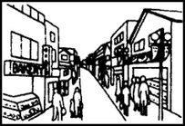 近隣商業地域の画像