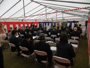 安全祈願祭の会場の写真2