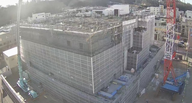 網走信用金庫本部の屋上に設置したカメラによる全景写真