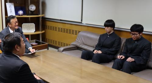 市長表敬の様子