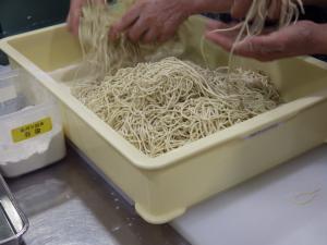 みんぐるで作ったラーメンの麺の写真