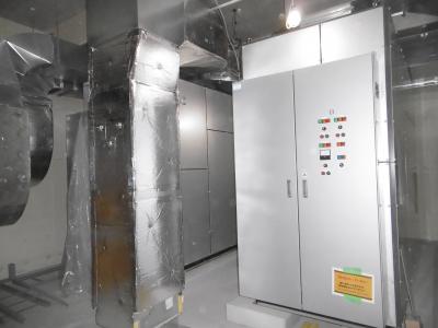 換気機器のダクト工事の写真