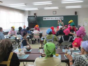 シニア料理教室写真2