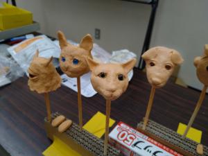 フィギュア作りの様子１