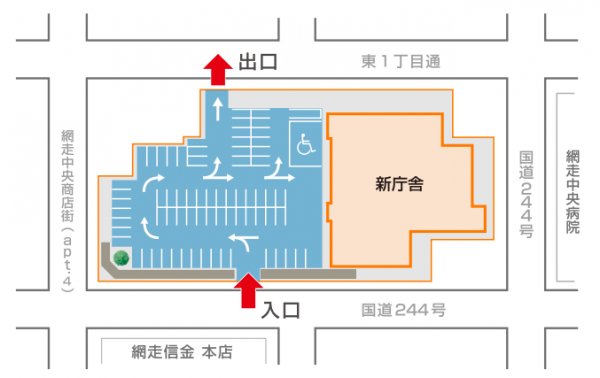 駐車場案内図