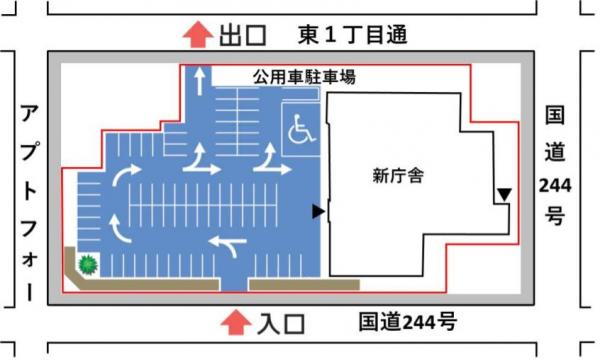駐車場のご案内の画像