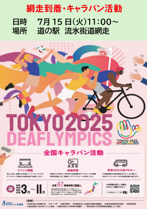 デフリンピックキャラバンポスター
