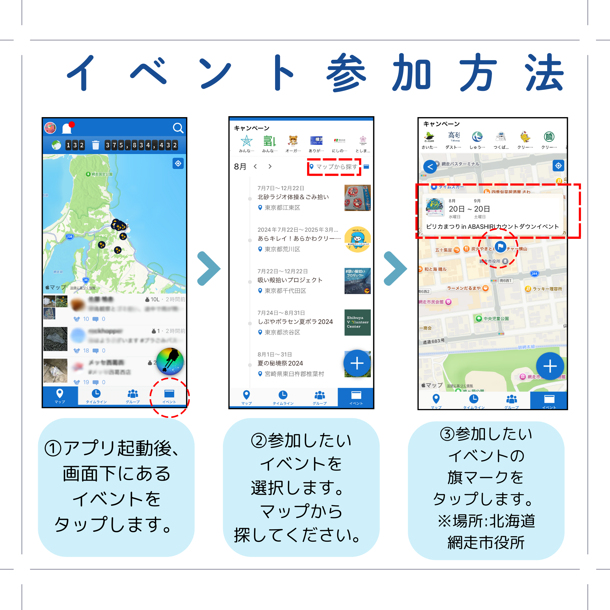 イベント参加方法１