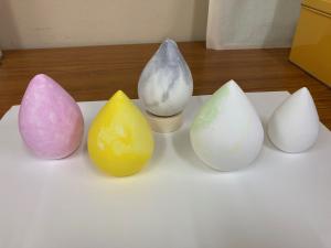 出来上がったアロマストーン作品たち