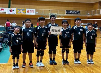 バレーボール少年団の写真