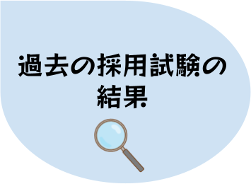 過去の採用試験の結果のアイコン