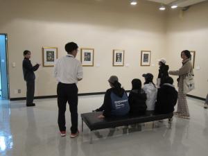 しゃりアートクラブ見学の様子