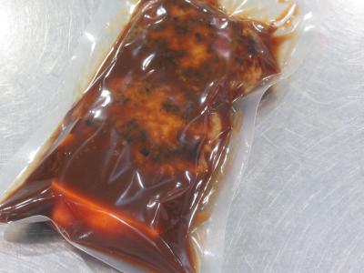 完成した煮込みハンバーグの写真