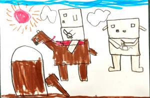 年賀状コンクール佳作の作品