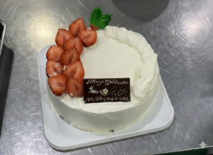 クリスマスケーキの写真
