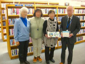 朗読CDの寄贈