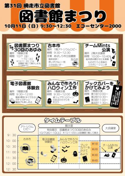 令和8年度図書館まつりポスターの画像