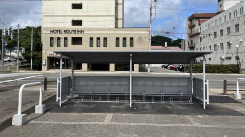 JR網走駅駐輪場